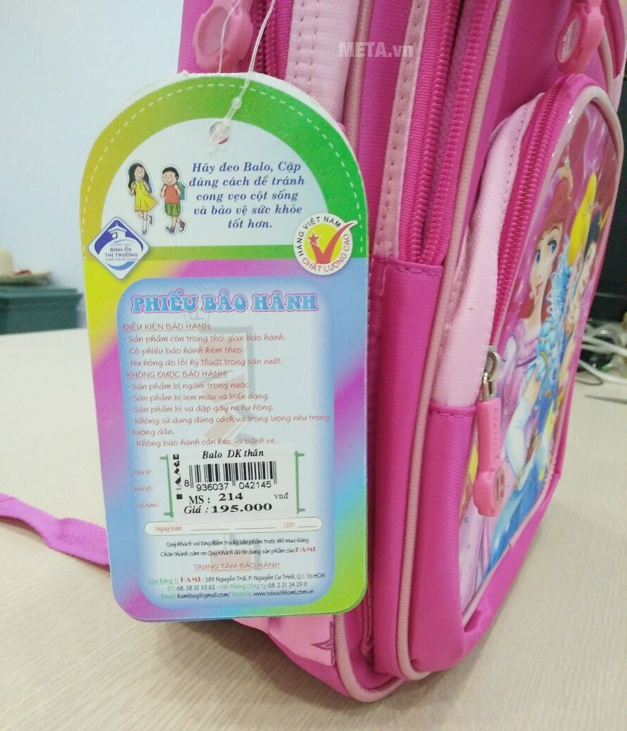 Ba lô học sinh Hami BL214