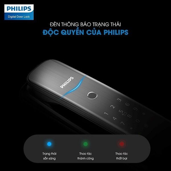 Khóa thông minh Philips DDL702E-5HWS 