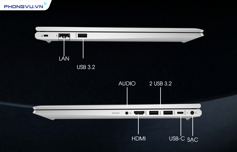 Đầy đủ những cổng kết nối cần thiết cùng 2 loại kết nối không dây phổ biến