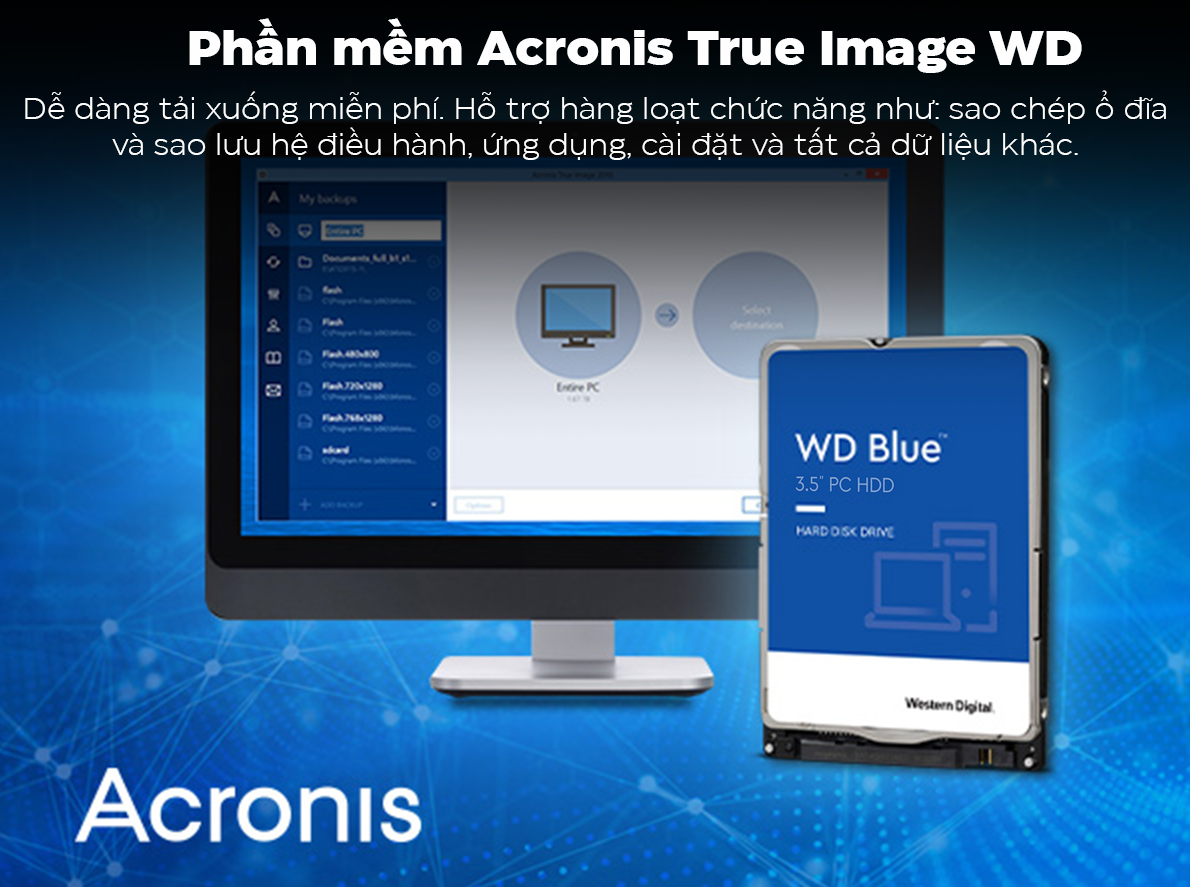 Ổ cứng HDD WD  Blue 3.5 inch