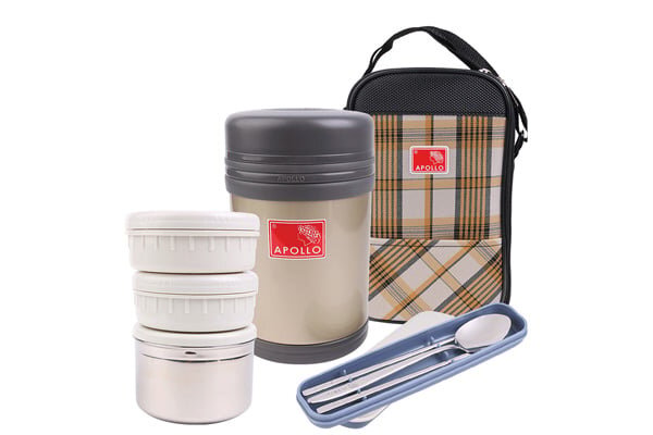 Cà men cơm Apollo 3 ngăn APL-1600  Cà men cơm Apollo 3 ngăn APL-1600