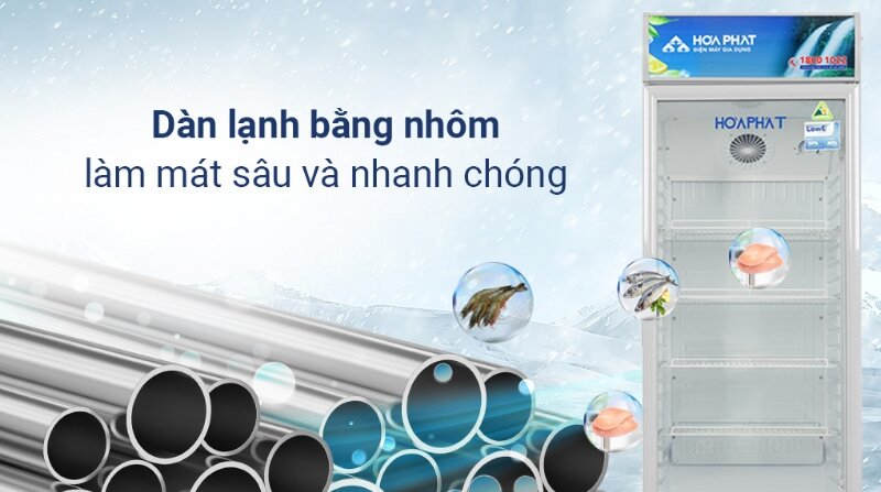 Tủ mát Hòa Phát 1 cánh 242 lít HSR S6242