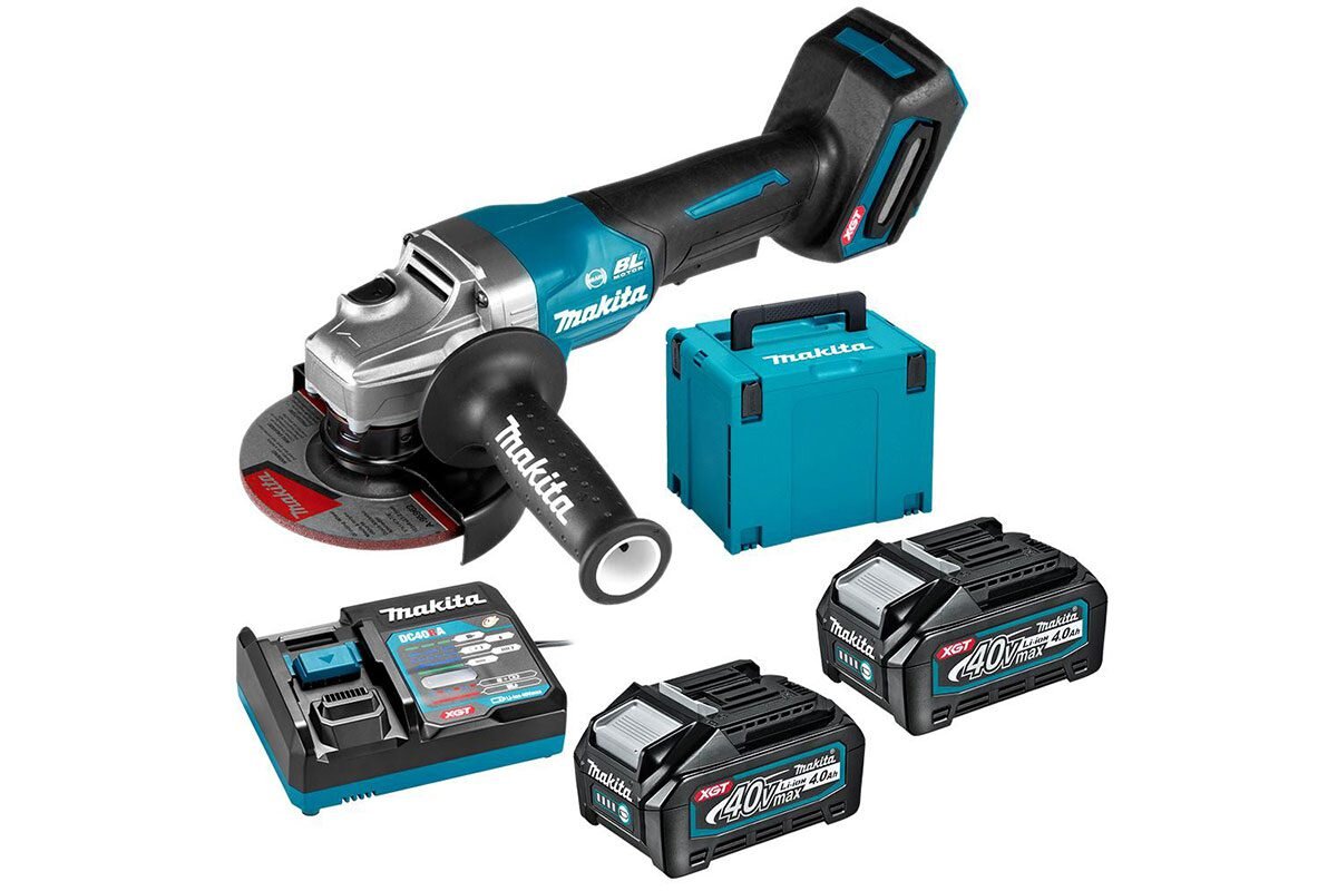 Thân máy mài góc pin 125mm pin 40V Makita GA013GZ