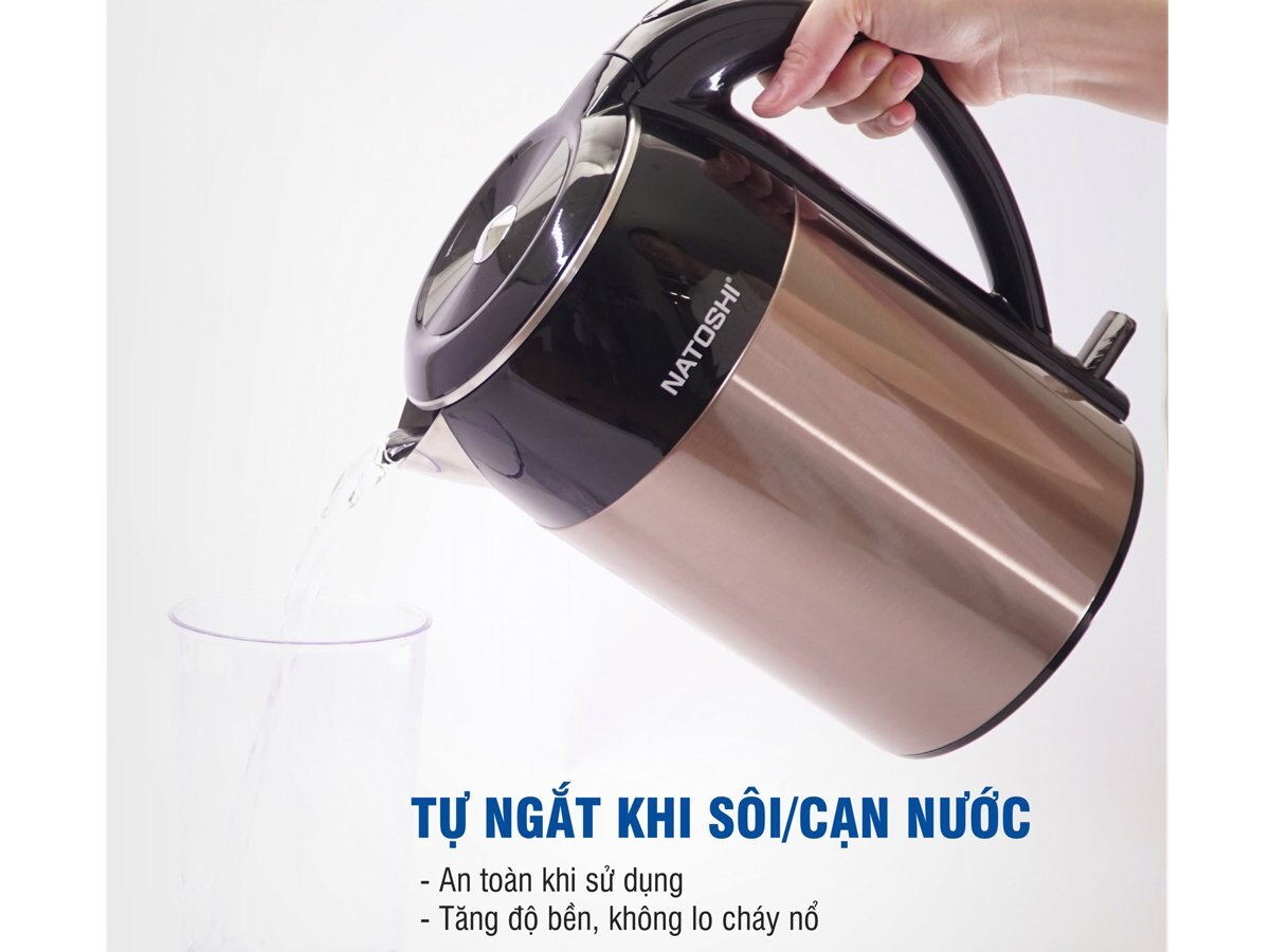 Bình đun siêu tốc tự ngắt điện khi nước sôi Bình đun siêu tốc