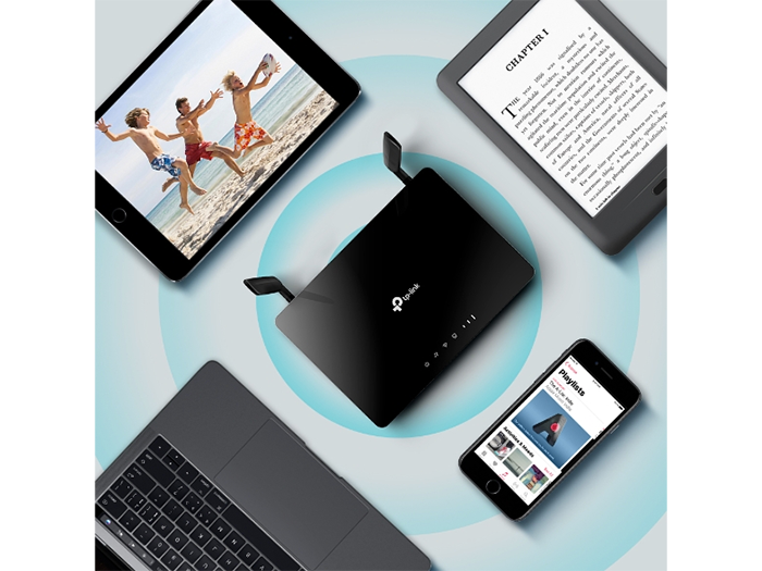 Router có 2 ăng ten tháo rời 