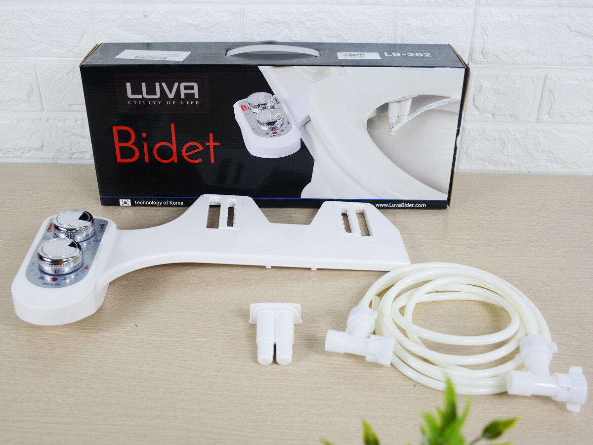 Vòi rửa vệ sinh thông minh LUVA Bidet LB202 (bản có nóng lạnh)