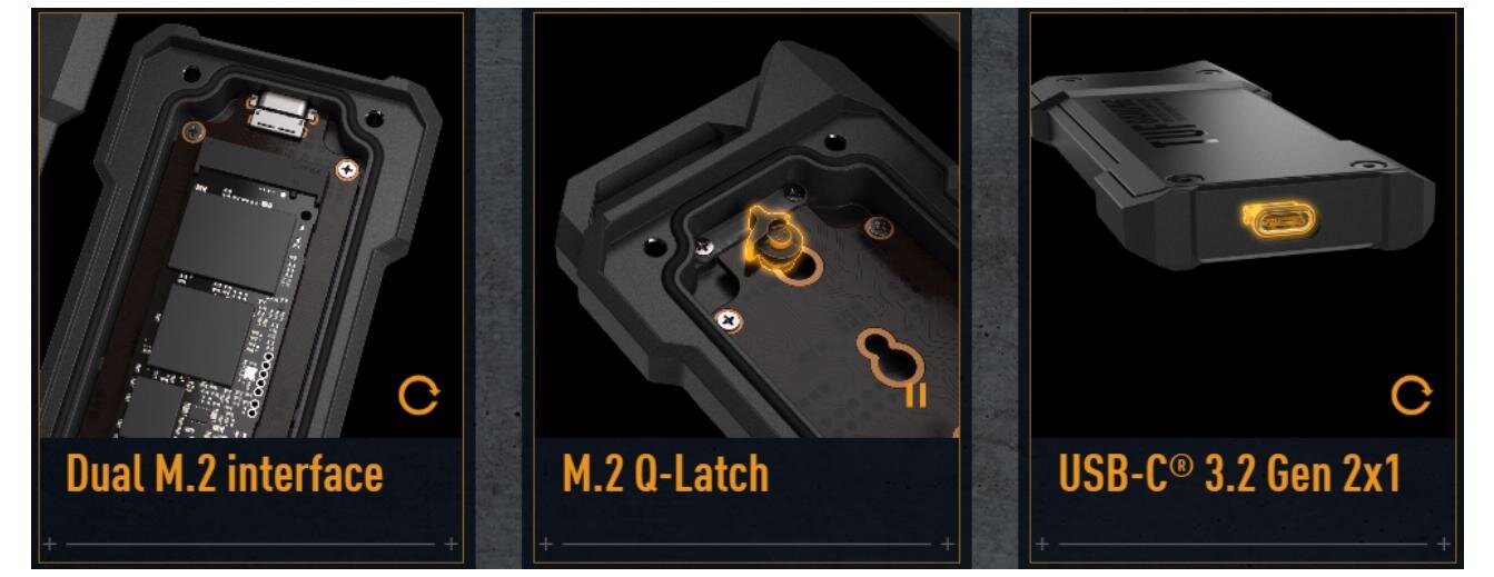 Hộp ổ cứng SSD M2 PCI Express ASUS TUF Gaming A1 2