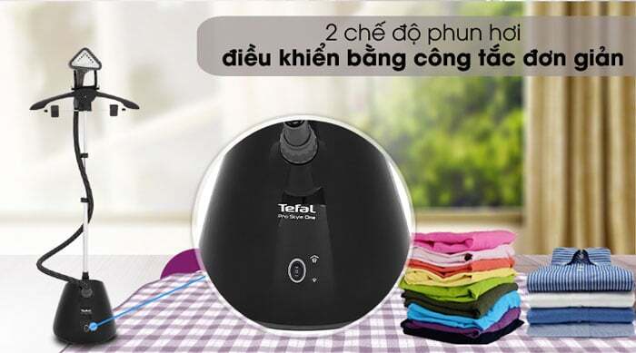 Bàn ủi hơi nước đứng Tefal IT2461E0 được tích hợp 2 chế độ phun hơi nước Bàn ủi hơi nước đứng Tefal IT2461E0 được tích hợp 2 chế độ phun hơi nước
