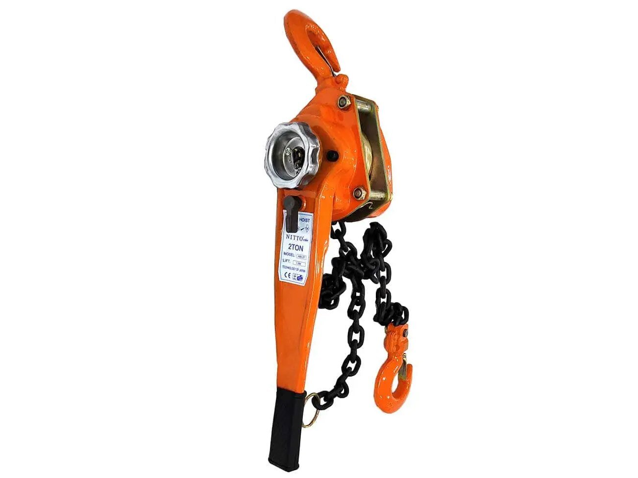 Pa lăng xích lắc tay sơn chống gỉ Pa lăng xích lắc tay