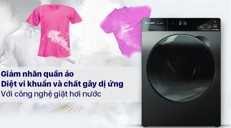 máy giặt Sharp ES-FK852EV-W