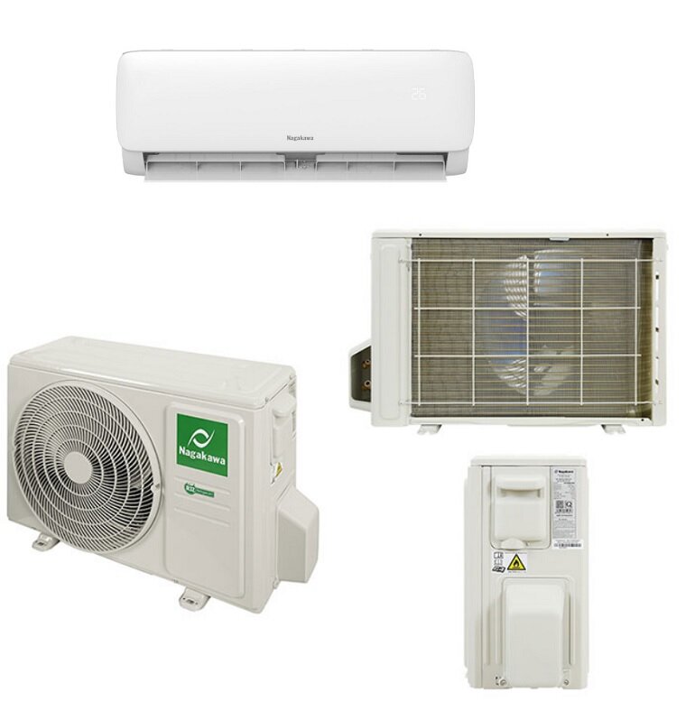 Thiết kế điều hòa Nagakawa Inverter 18000 BTU 1 chiều NIS-C18R2M12 nhỏ gọn, hiện đại 