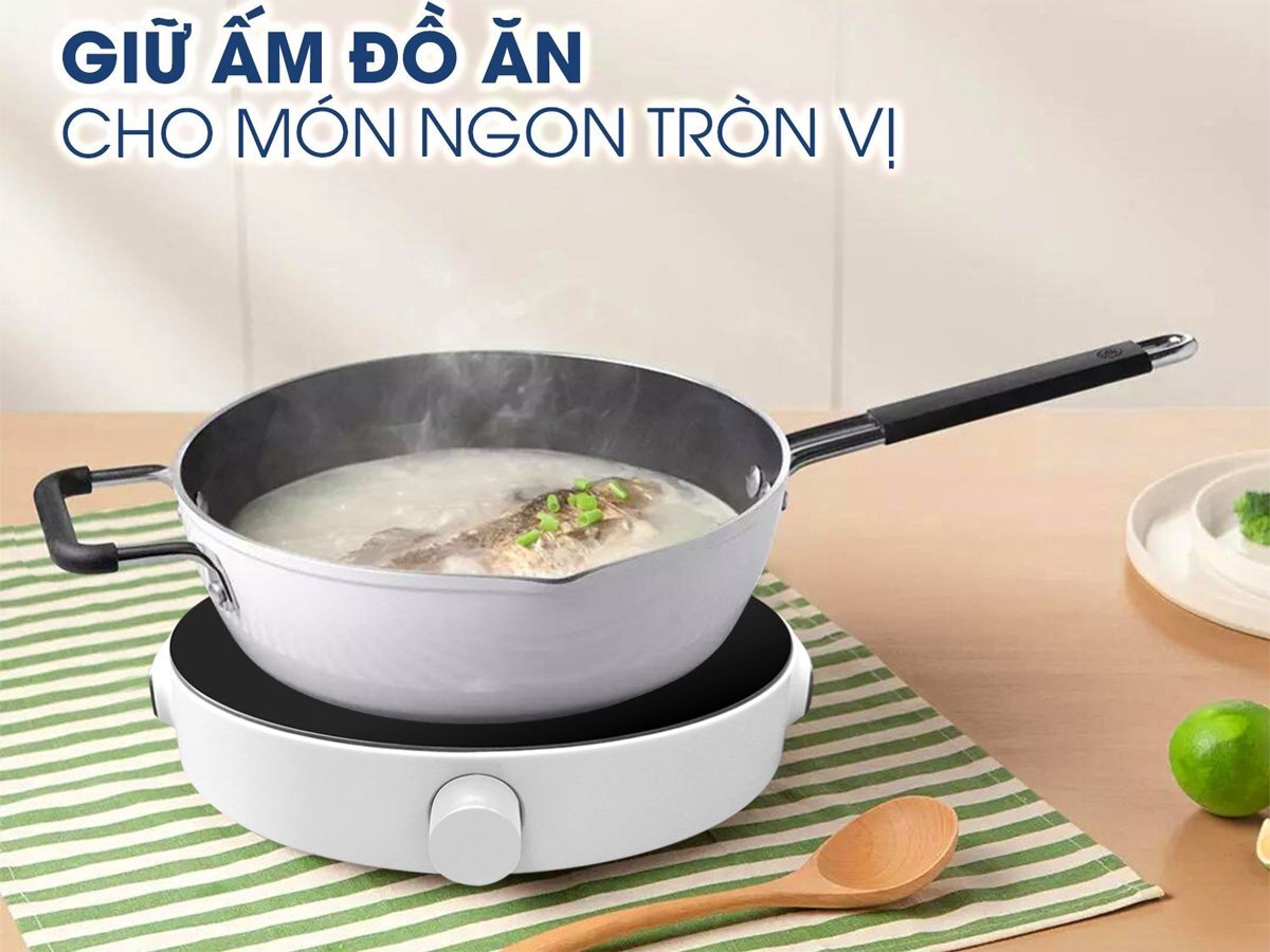 Giữ ấm trong vòng 2 giờ cho món ăn nóng Giữ ấm trong vòng 2 giờ cho món ăn nóng