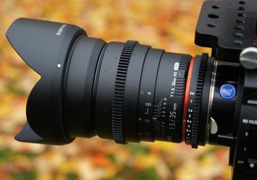 Ống Kính Samyang 35mm T1.5 VDSLR II Sony/ Nikon