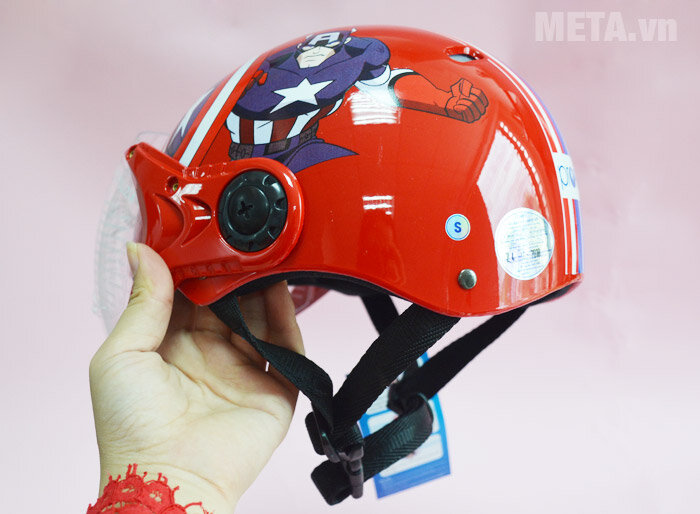 Mũ bảo hiểm Protec Kitty S 2 màu (có kính)