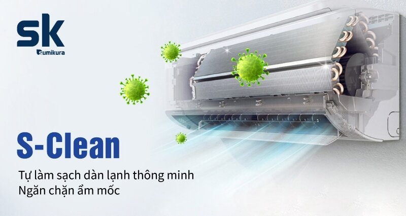 Điều hòa Sumikura 12000 BTU 2 chiều APS/APO-H120 lọc không khí heiuej quả