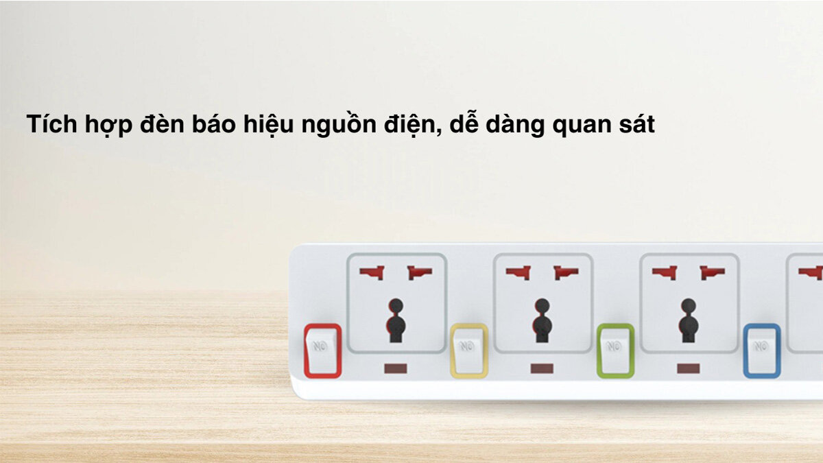 Apex APE OC2-5RD tích hợp đèn báo hiệu nguồn điện