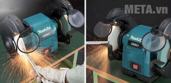 Máy mài hai đá Makita GB801 205mm