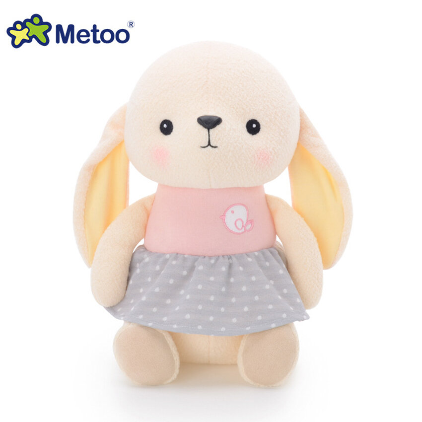 Thú bông Metoo Sitting Hero Bear And Beauty Rabait 1424-1 Thú bông Metoo Sitting Hero Bear And Beauty Rabait 1424-1