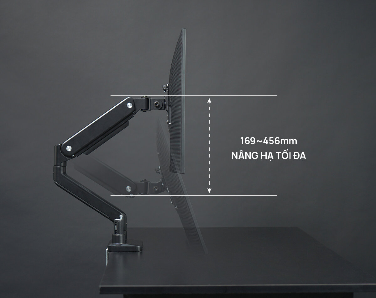 Giá đỡ màn hình Human Motion M8 Màu Đen  6