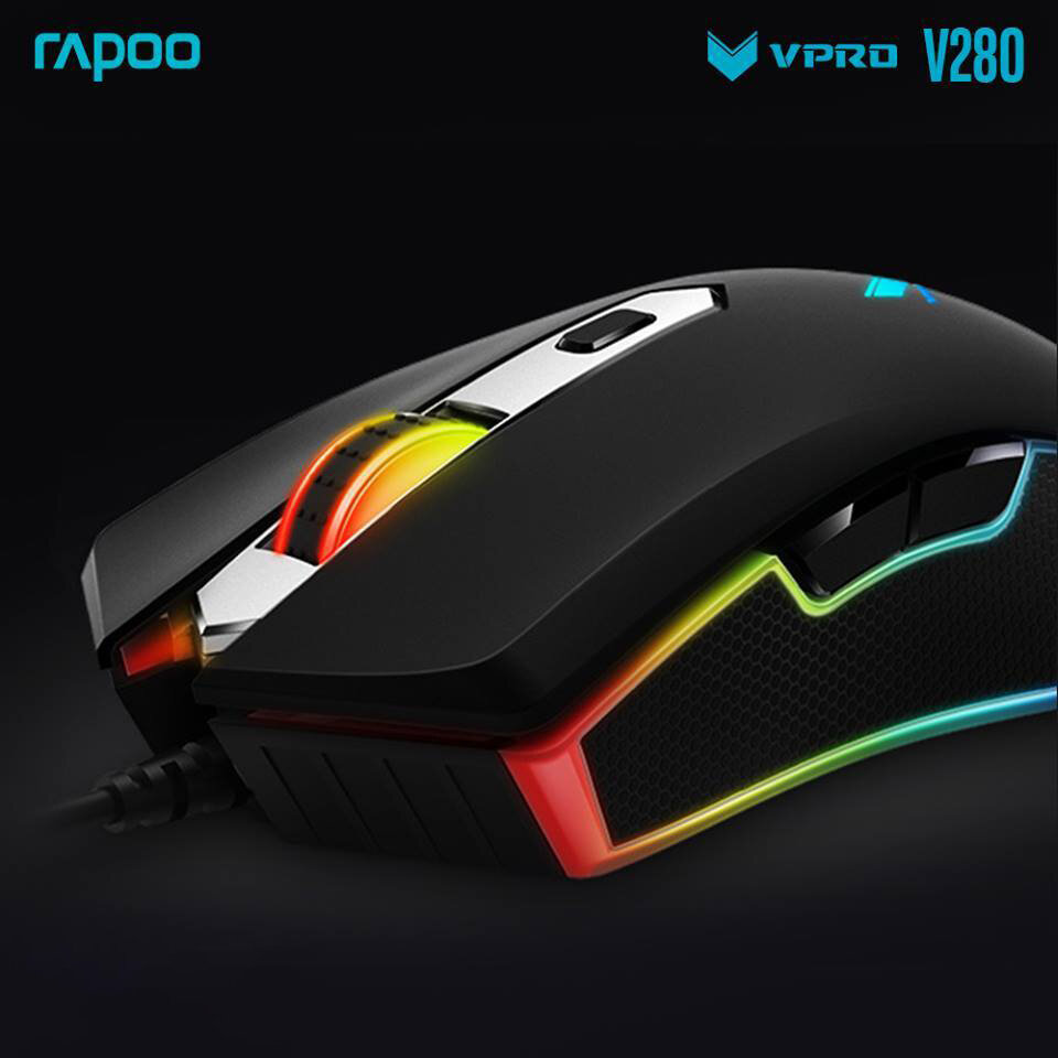 Chuột Gaming có dây Rapoo V280  1