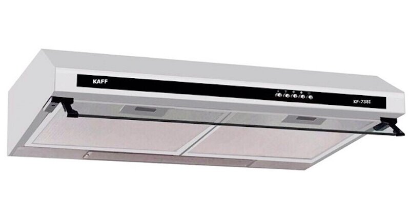 Máy hút mùi Kaff KF-738I sở hữu thiết kế âm tủ hiện đại