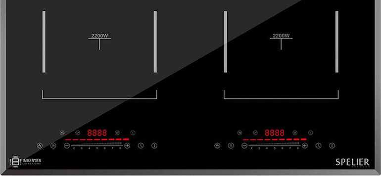 Bếp từ âm 2 vùng nấu Spelier SPM-988I Plus