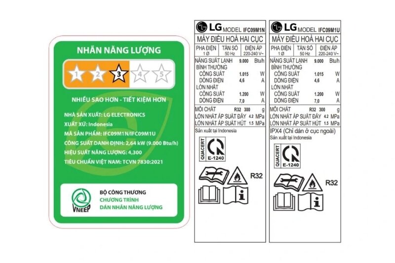 Điều hòa LG Inverter 9000 BTU 1 chiều IFC09M1