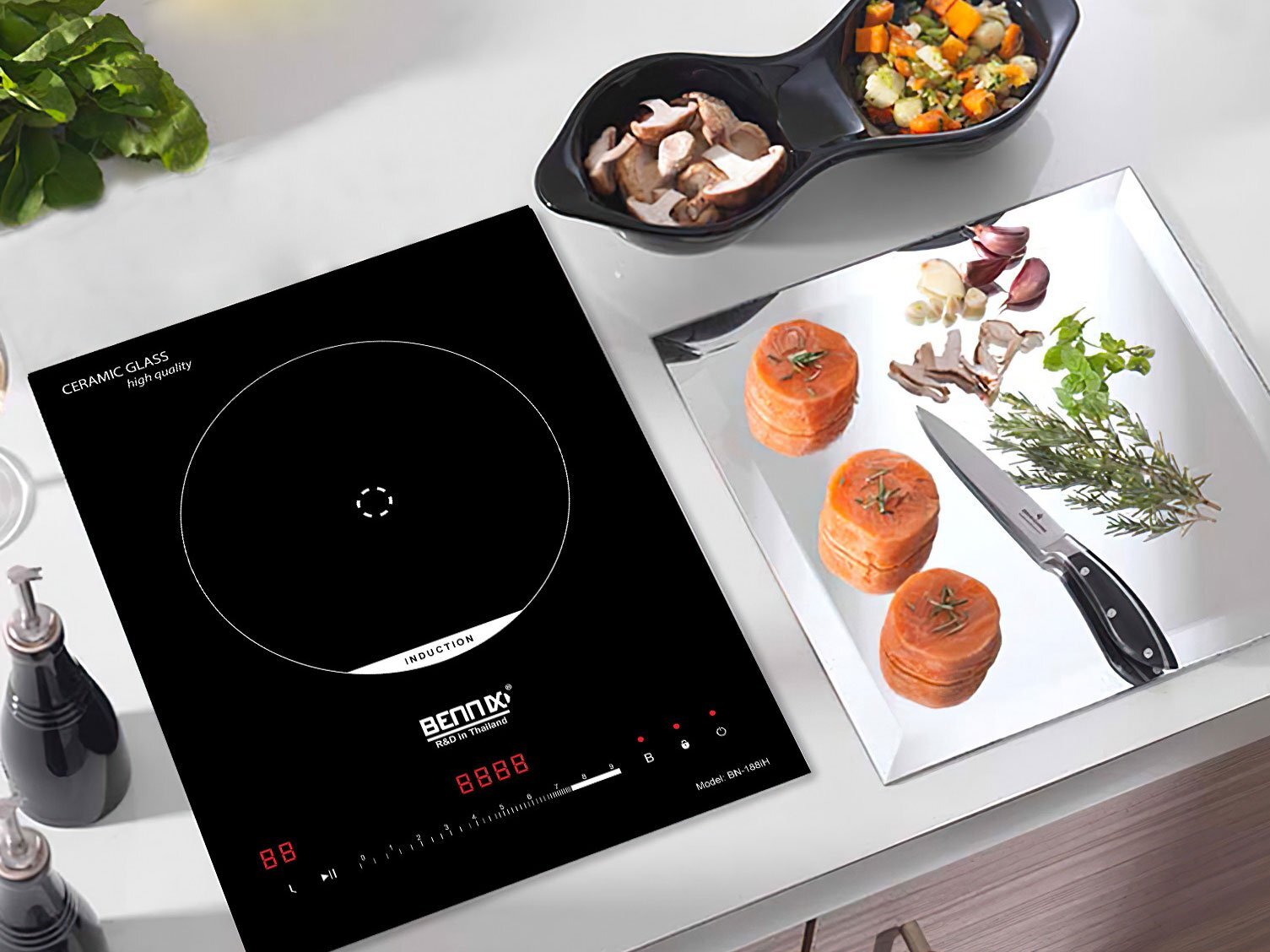 Bennix BN-188IH lắp đặt âm đá Bennix BN-188IH
