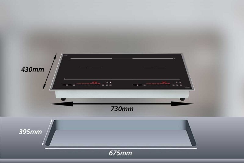 Bếp từ đôi Lorca LCI-789 Plus