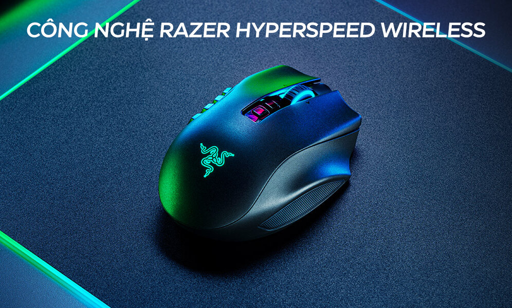 Chuột không dây Razer Naga Pro Wireless (USB/RGB) (RZ01-03420100-R3A1)