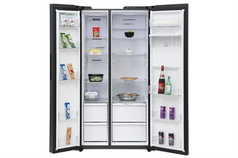 Tủ lạnh side by side Aqua Inverter 569 lít AQR-S633XA(WSL)