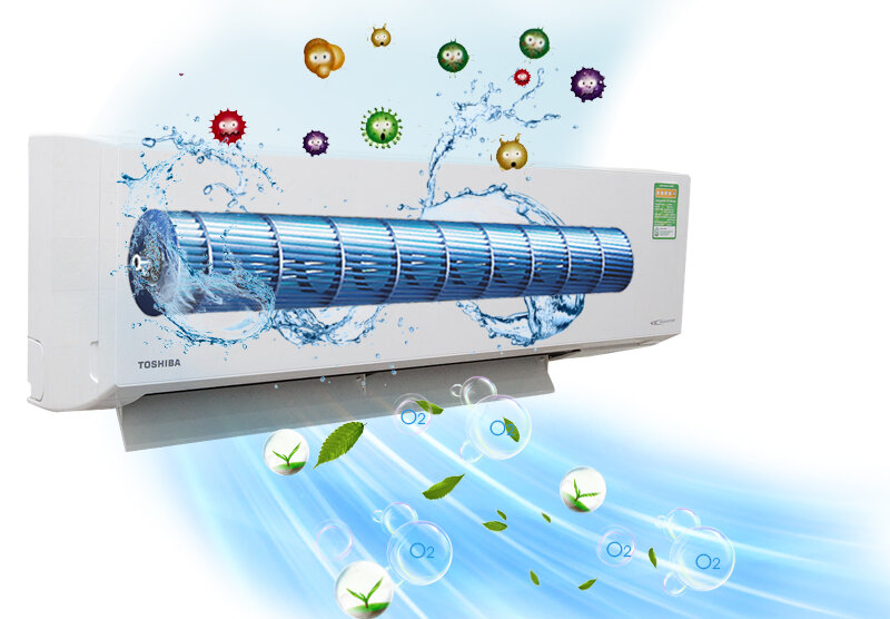 Máy lạnh Toshiba Inverter 1.5 HP RAS-H13G2KCV-V Máy lạnh Toshiba Inverter 1.5 HP RAS-H13G2KCV-V