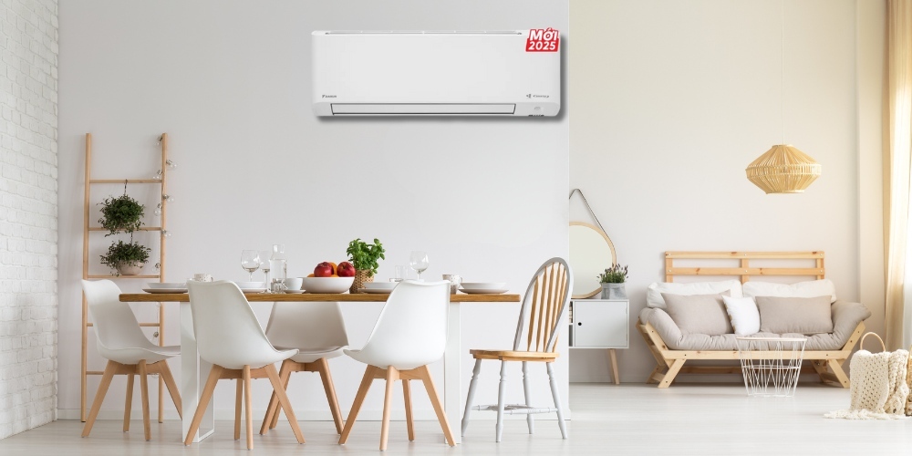 Điều hòa Daikin Inverter 24000 BTU 1 chiều FTKY60ZVMV gas R-32 2 Máy Lạnh Daikin Inverter FTKY60ZVMV thiết kế sang trọng, hiện đại