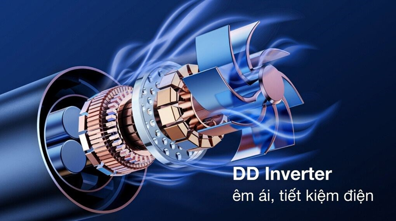 Máy giặt Aqua Inverter 10Kg AQW-DR100JT.BK 4 Máy giặt Aqua Inverter 10Kg AQW-DR100JT.BK truyền động trực tiếp