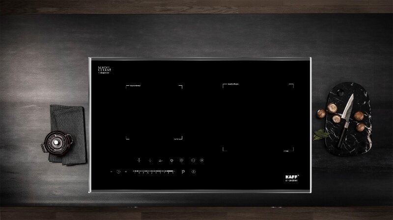 bếp từ âm 2 vùng nấu Domino Kaff KF-SM200II an toàn