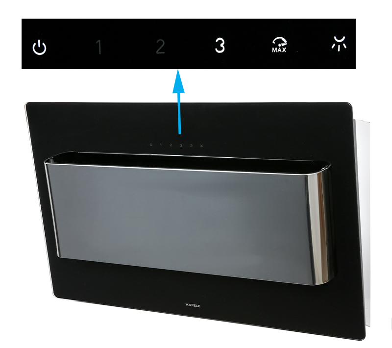 Một số tính năng khác của máy hút mùi Hafele HH-WVG80D (Ảnh: Hafele ).