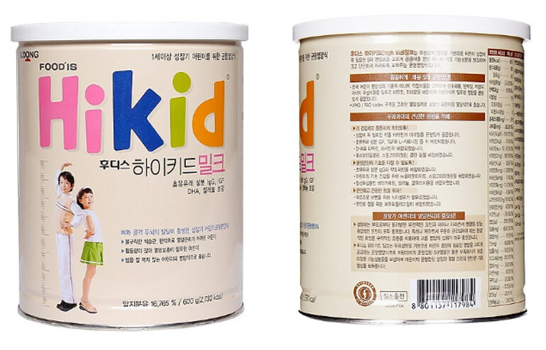 Sữa Hikid vani 600g được làm từ sữa bò tự nhiên nguyên chất 100%