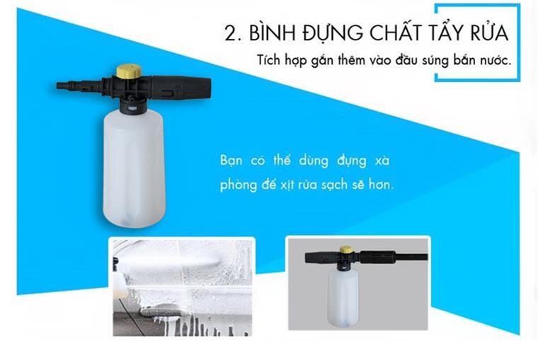 Máy xịt rửa bọt tuyến 1400W Kachi Mk74