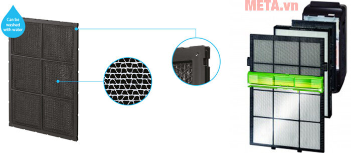 Máy lọc không khí và tạo ẩm Hitachi EP-L110E