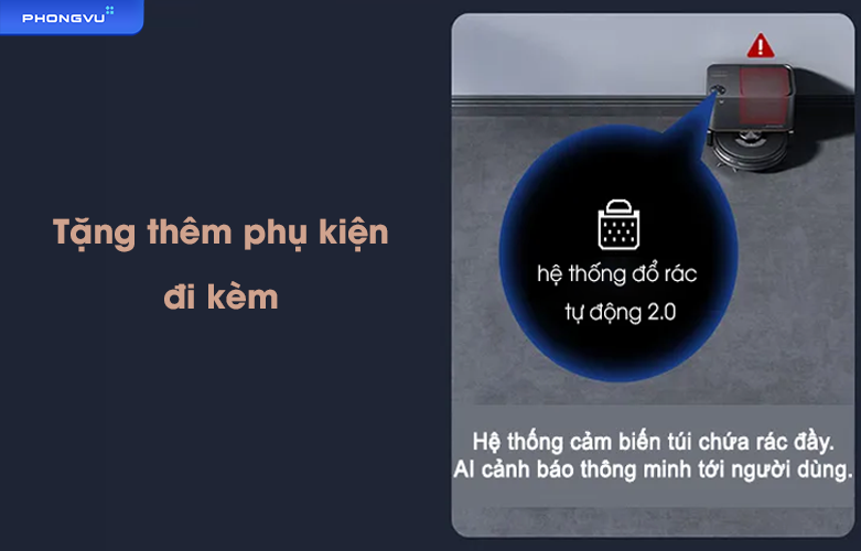 Robot hút bụi Viomi Alpha 2 Pro | Tự động đổ rác 2.0