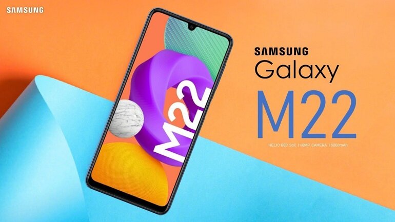 Điện thoại Saamsung Galaxy M22 - 4GB RAM, 128GB, 6.4 inch