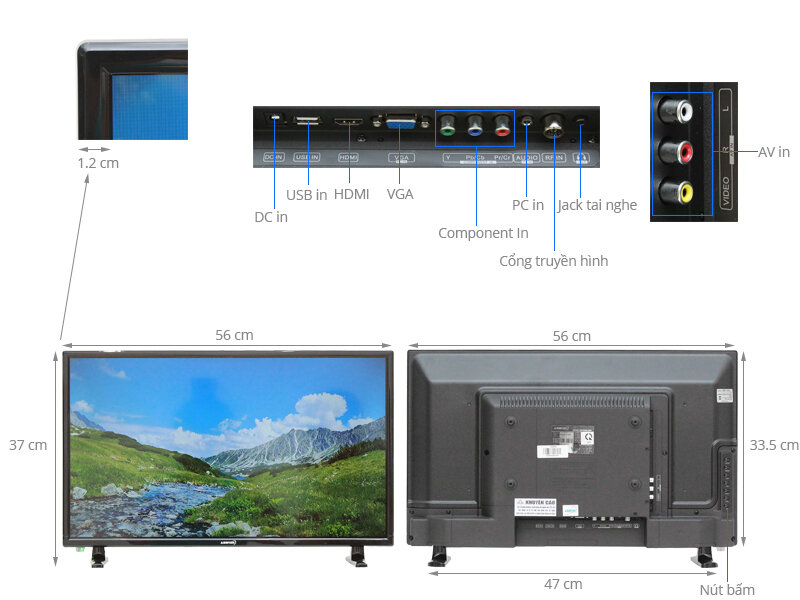 Tivi Asanzo 25 inch 25S400