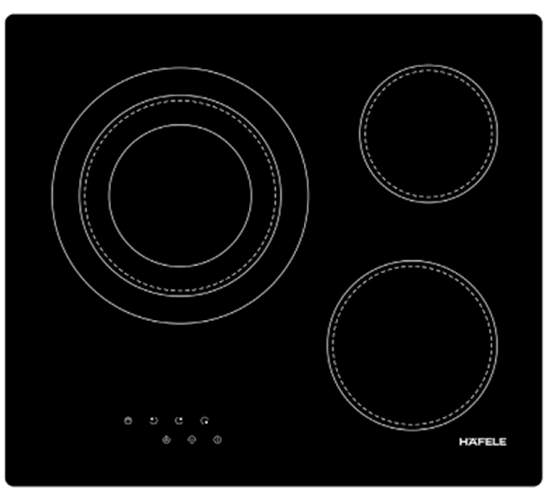 Bếp điện 3 vùng nấu Hafele 536.01.741
