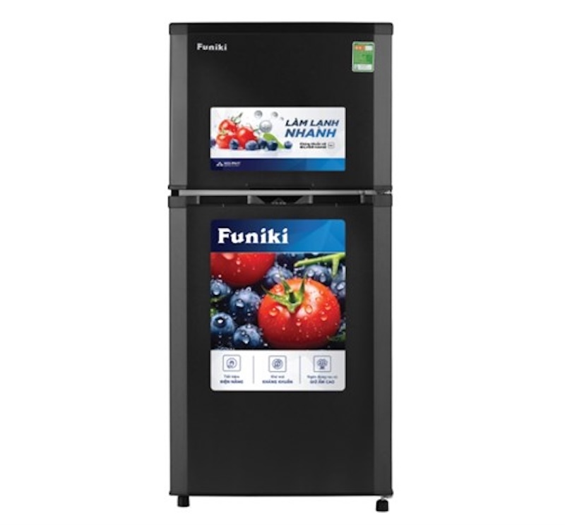 Tủ lạnh Funiki 159 lít HR T6159TDG 2 Tủ lạnh Funiki HR T6159TDG sở hữu thiết kế ngăn đá trên truyền thống