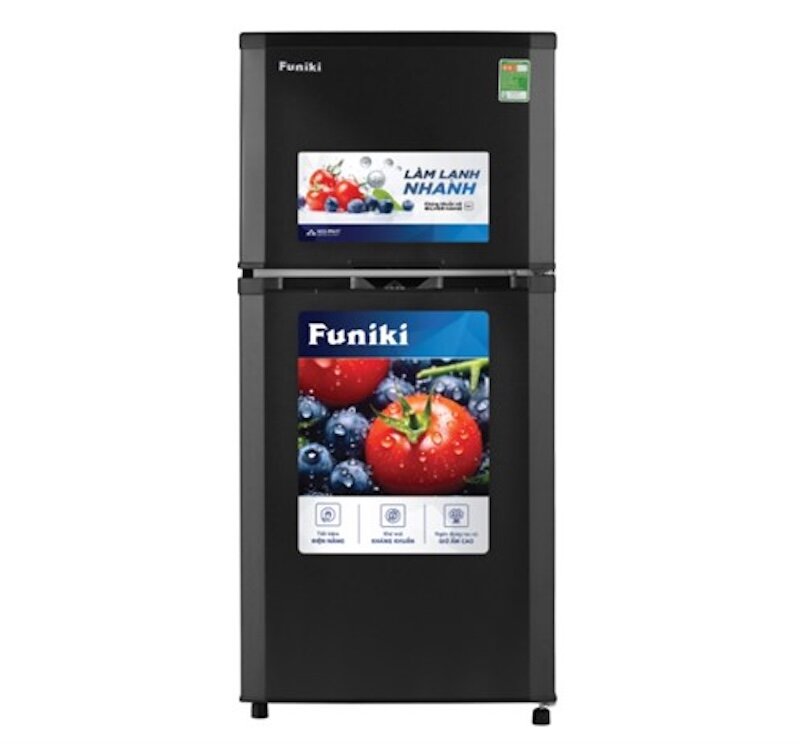 Tủ lạnh Funiki HR T6159TDG sở hữu thiết kế ngăn đá trên truyền thống