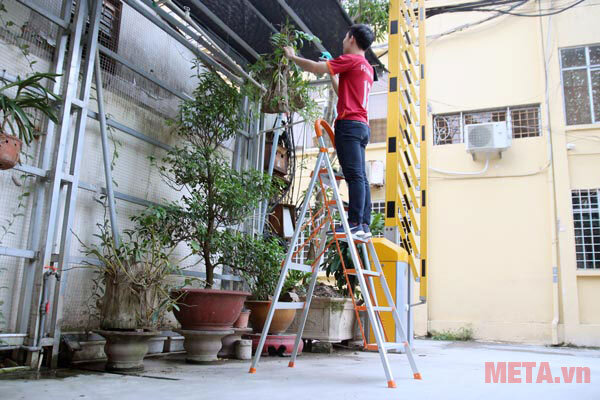 Thang nhôm ghế bản to 6 bậc Advindeq ADS-706