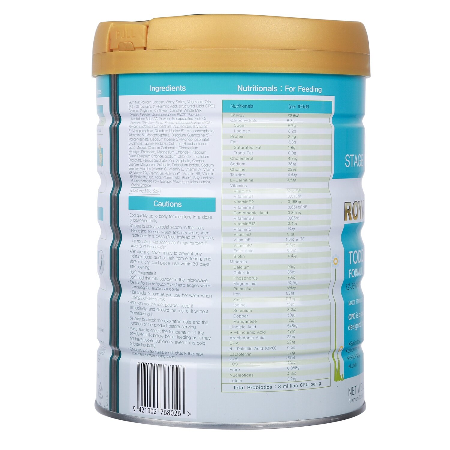 Sữa Purelac số 3 800g cho bé từ 1-3 tuổi của New Zealand