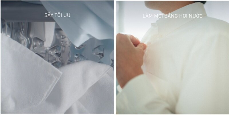 Máy giặt sấy Panasonic Inverter 11.5kg Sấy 7kg NA-S157FW1BV