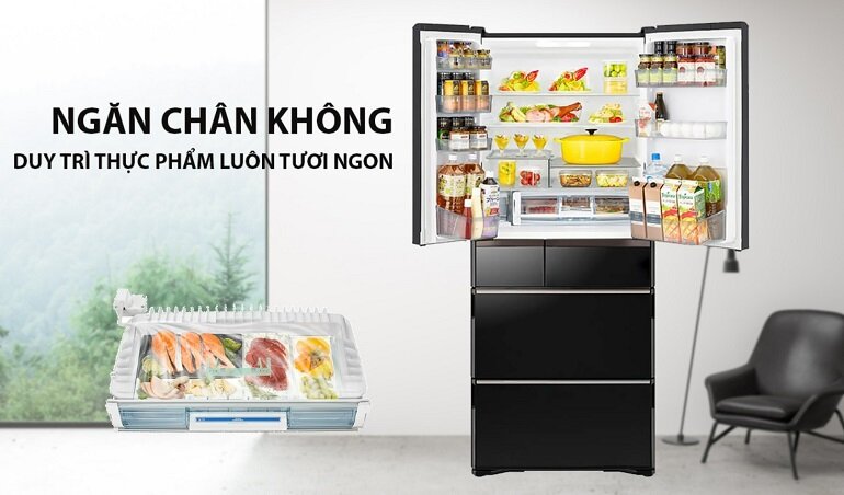 Tủ lạnh Hitachi Inverter 615 lít R-WX620KV