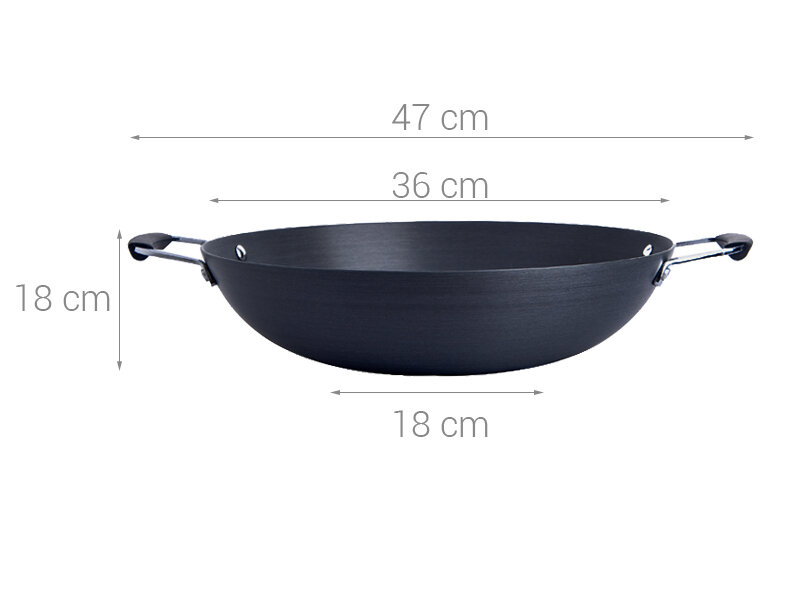 Chảo nhôm oxy hoá cứng 36 cm Supor H07011-3 Chảo nhôm oxy hoá cứng 36 cm Supor H07011-3
